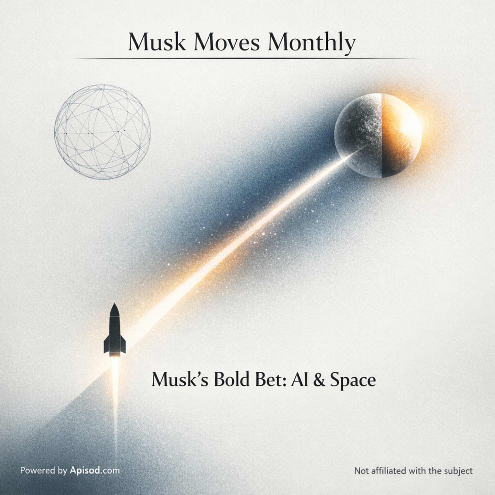 Musk's Bold AI and Space Fusion episode cover art