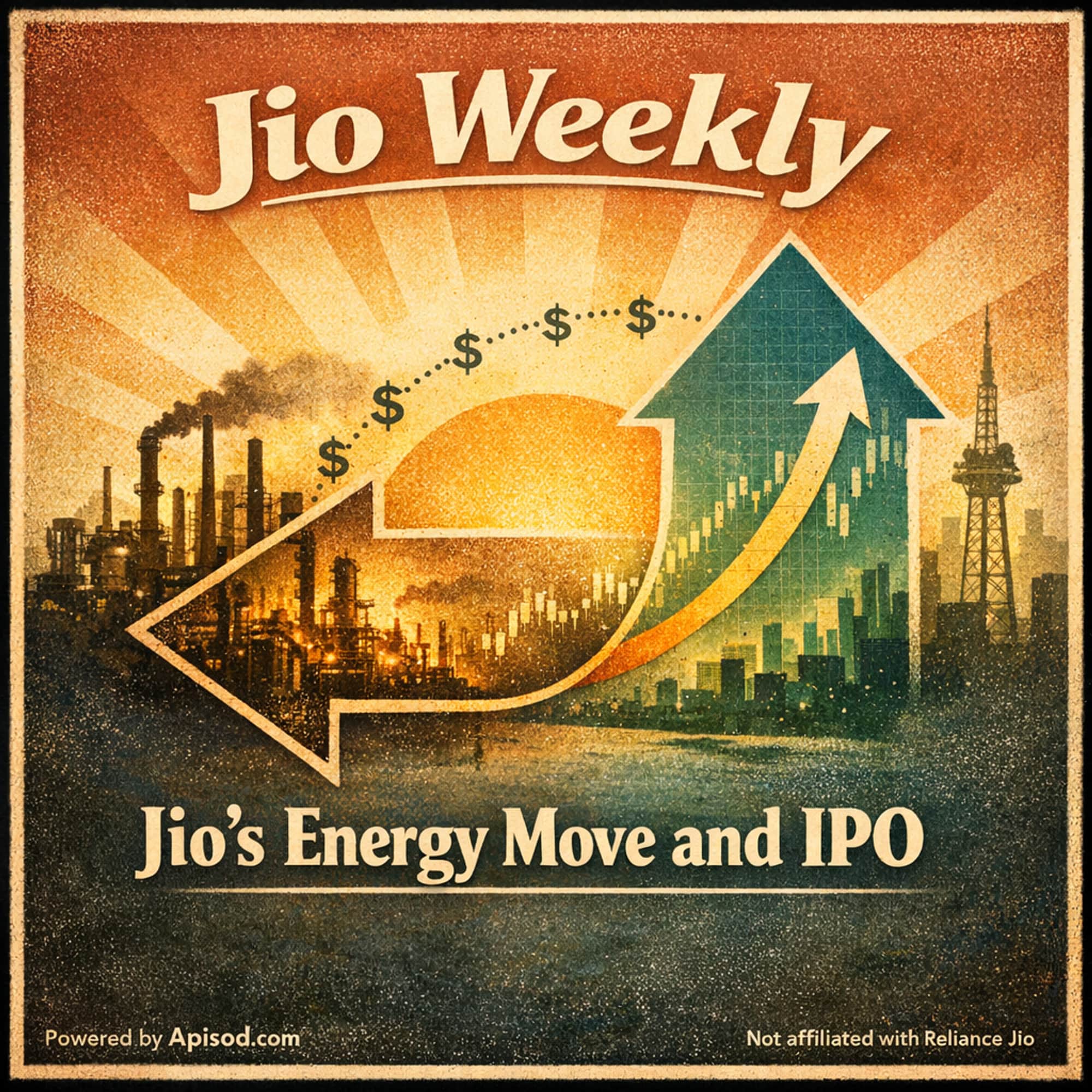 Jio's Energy Move and IPO cover
