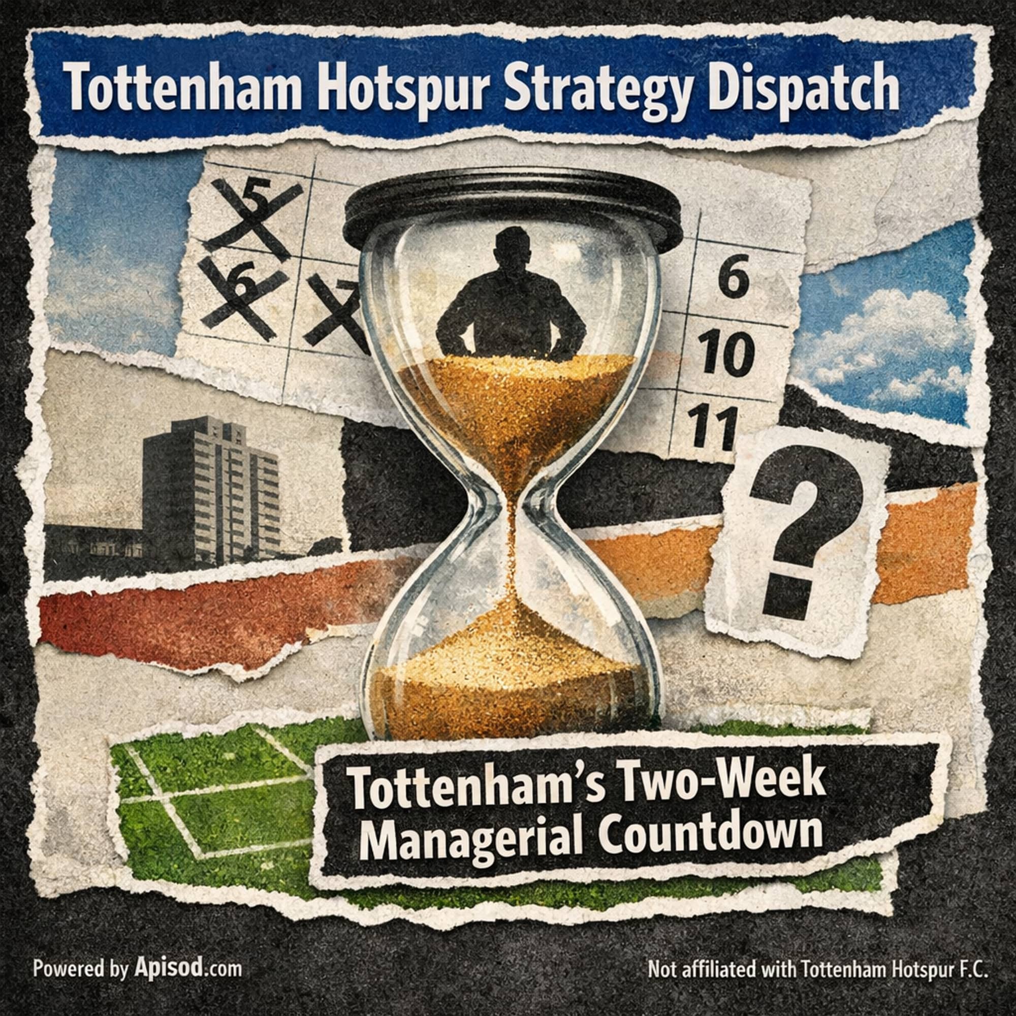 Tottenham's Two-Week Managerial Countdown cover