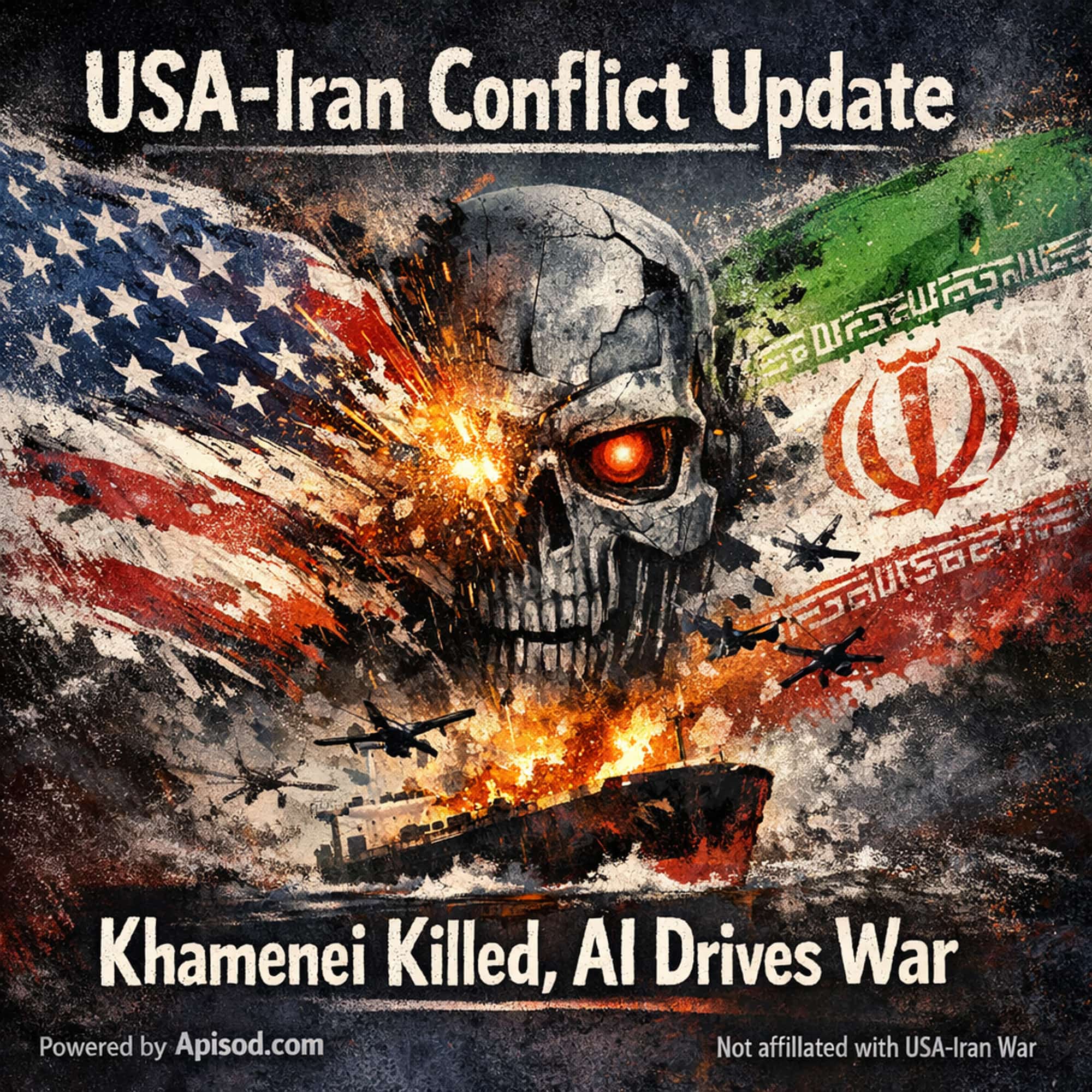 Khamenei Killed, AI Drives War cover