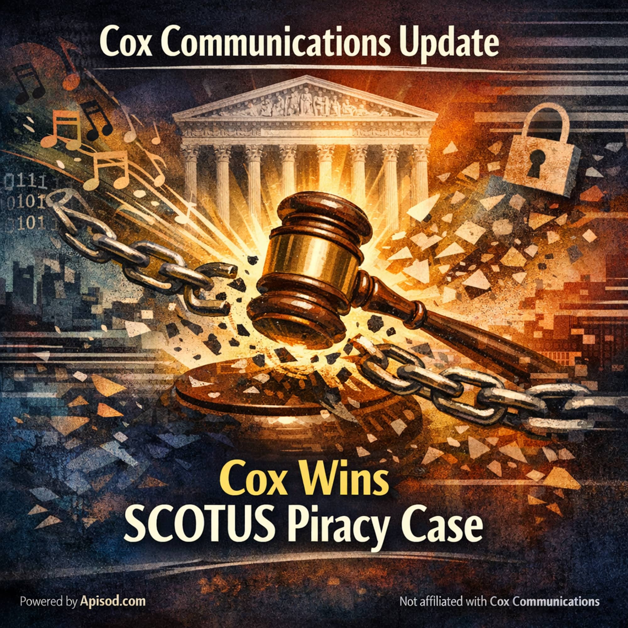Cox Wins SCOTUS Piracy Case cover