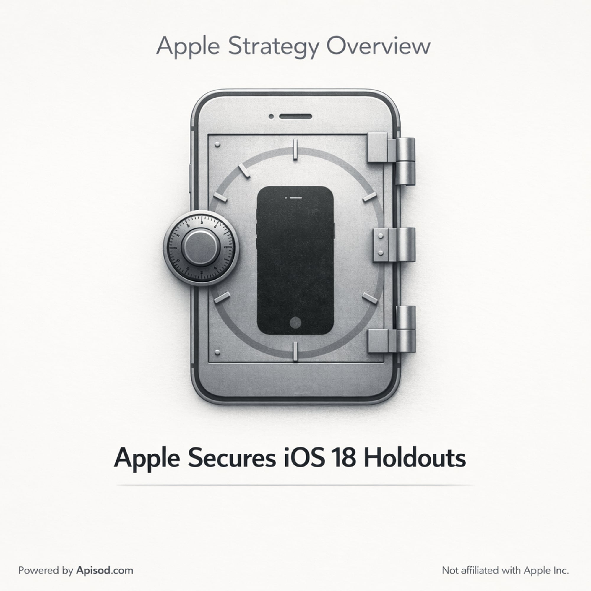 Apple Secures iOS 18 Holdouts cover