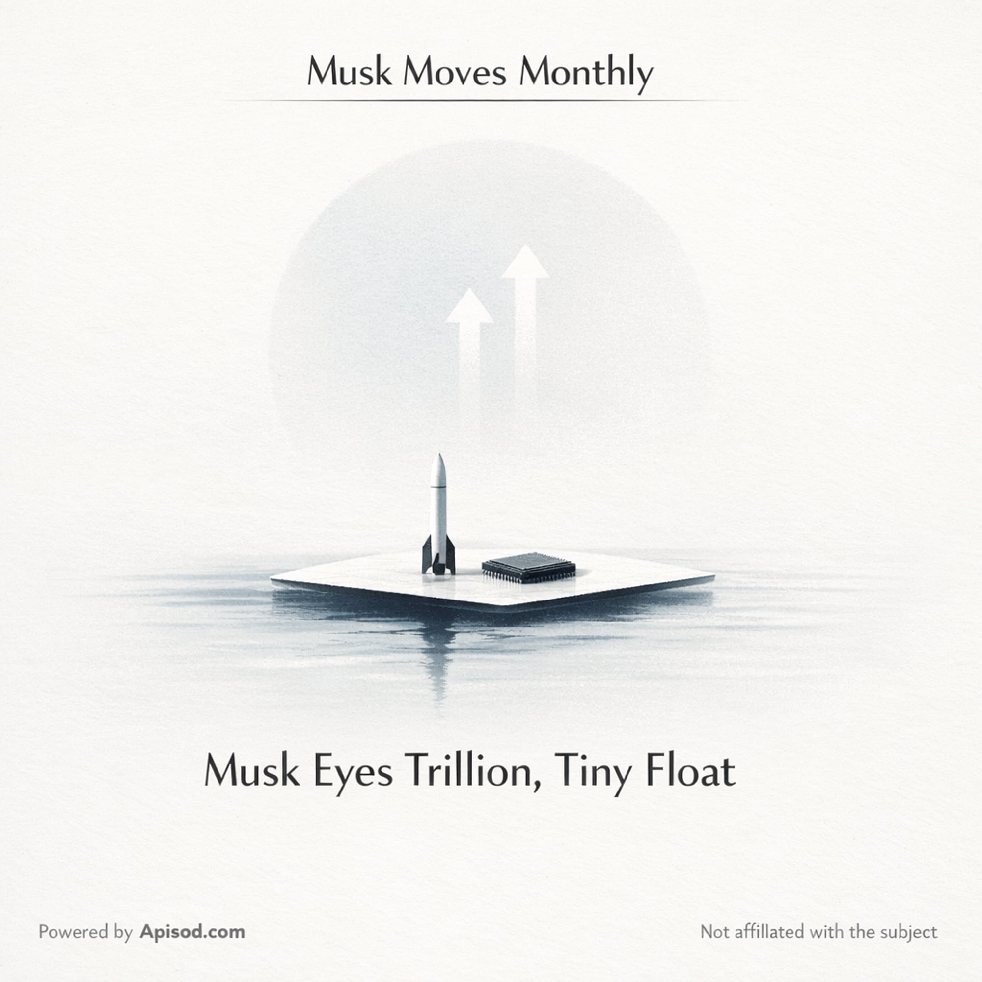 Musk Eyes Trillion, Tiny Float cover