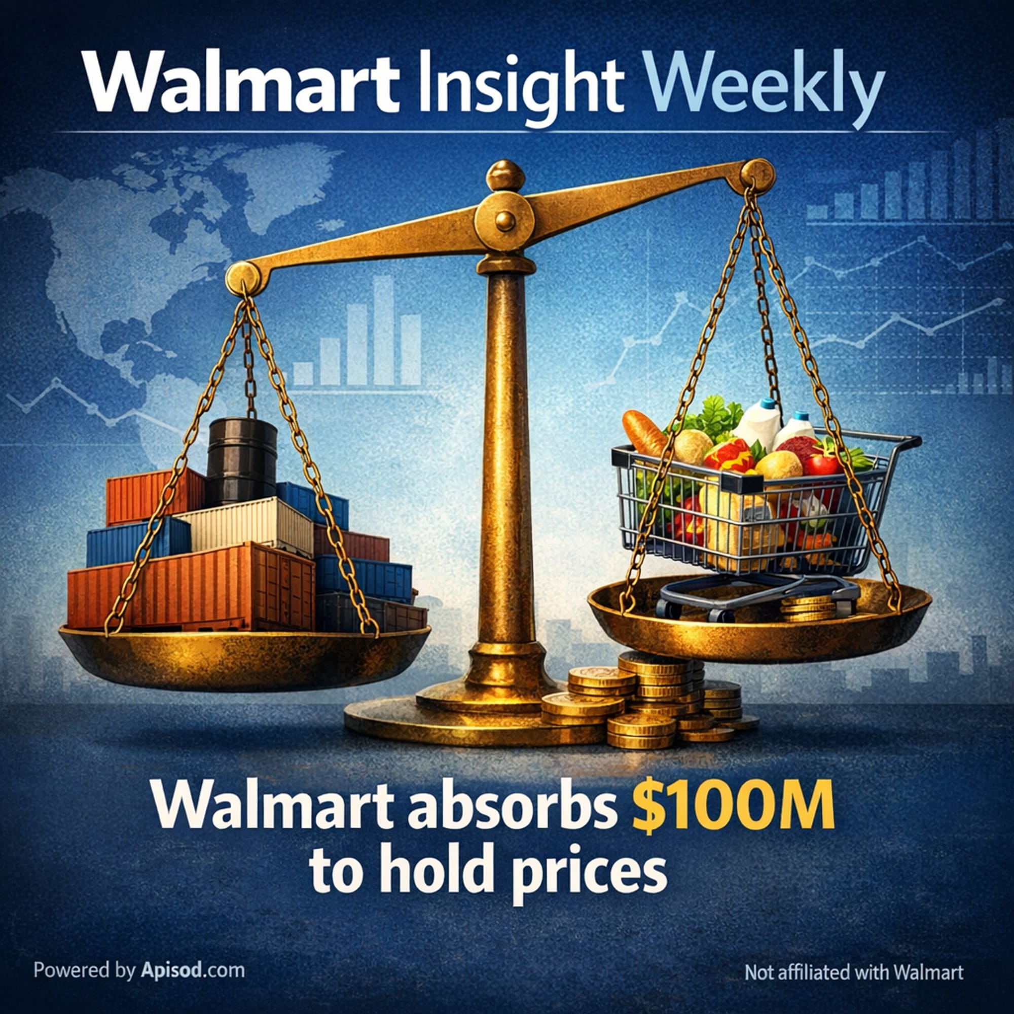 Walmart absorbs $100M to hold prices cover