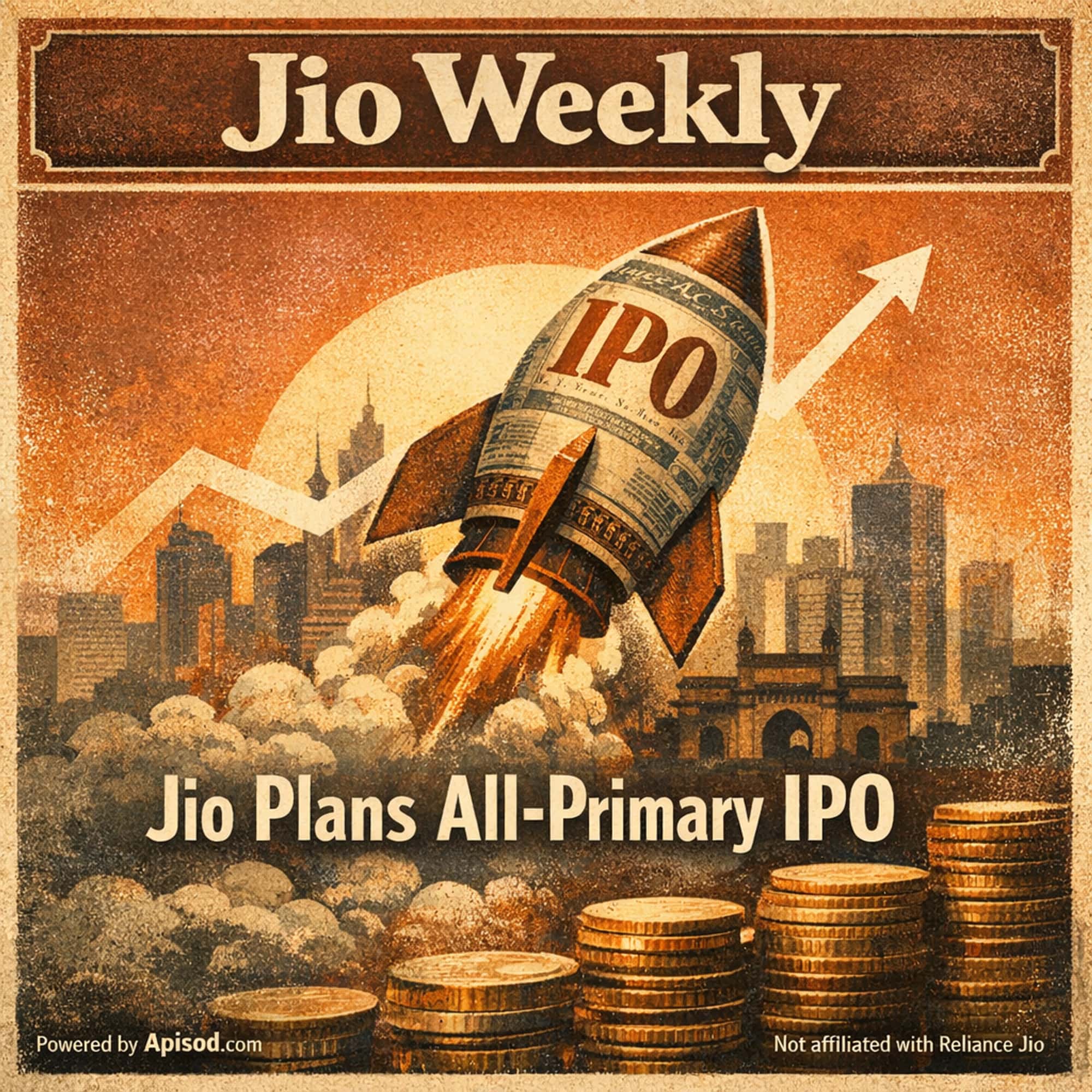 Jio Plans All-Primary IPO cover