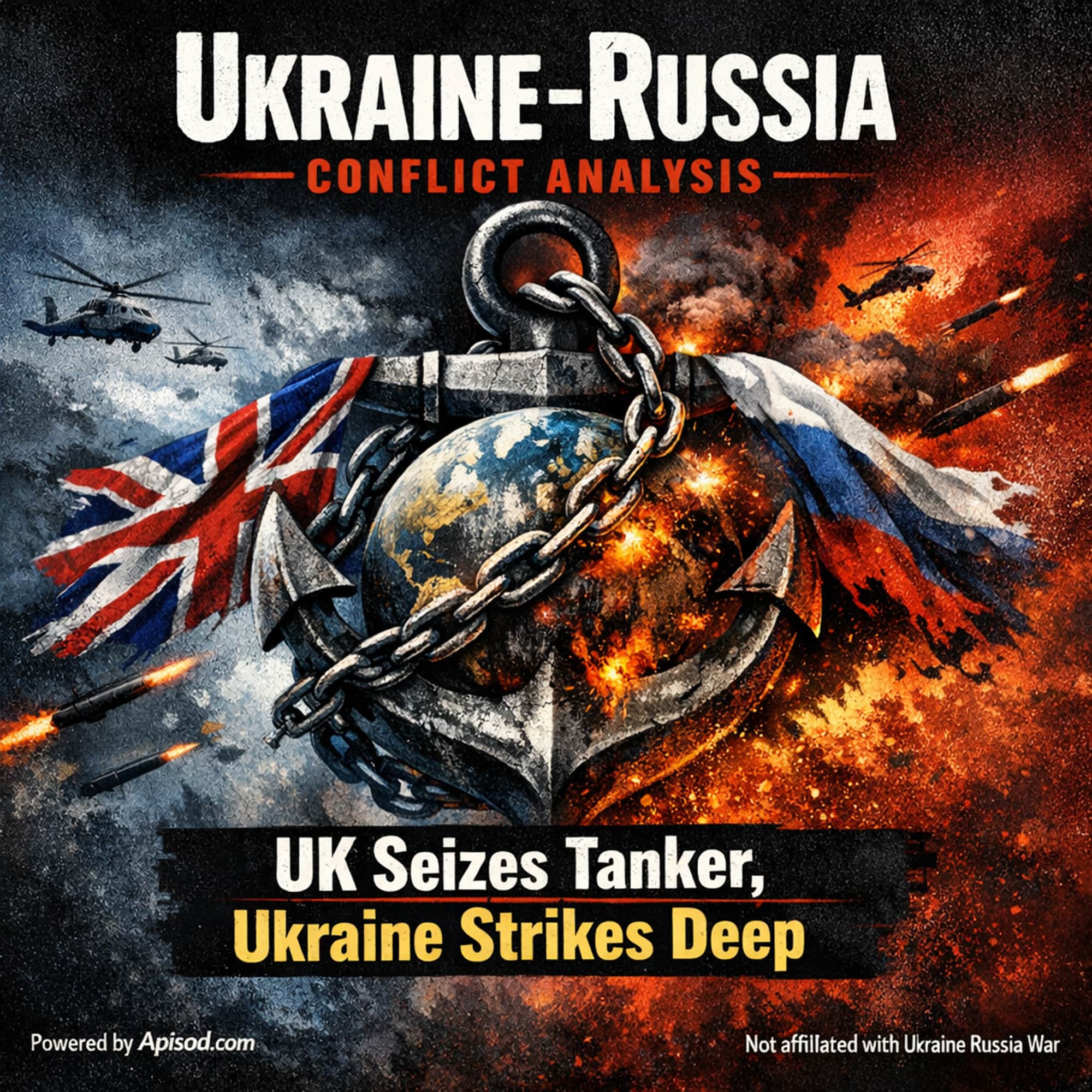 UK Seizes Tanker, Ukraine Strikes Deep cover