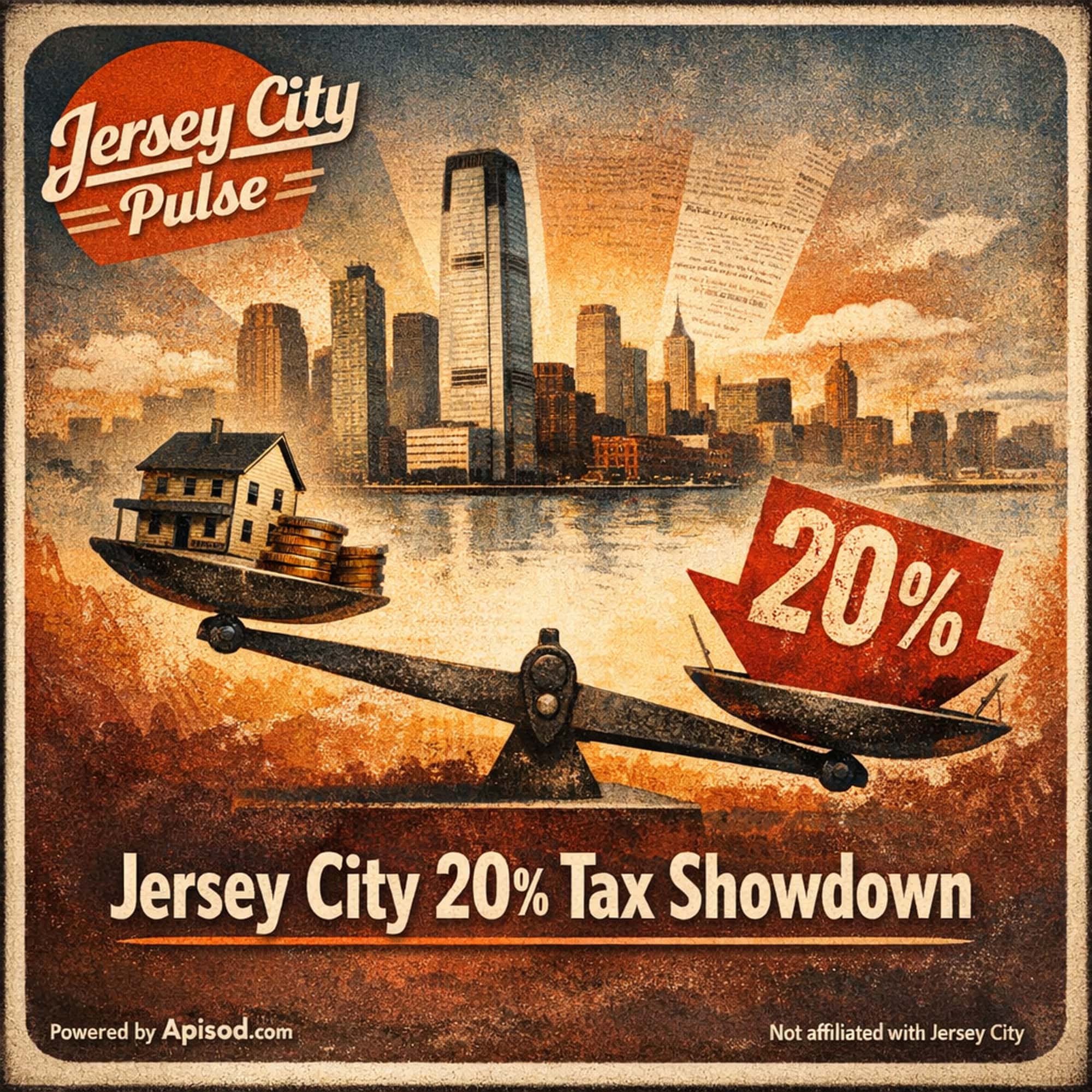 Jersey City 20% Tax Showdown cover